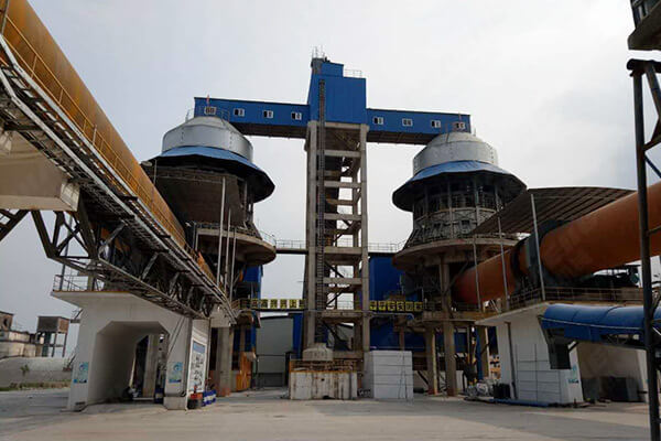 新鄉(xiāng)長城機械為廣西客戶承建的年產(chǎn)40萬噸石灰生產(chǎn)線