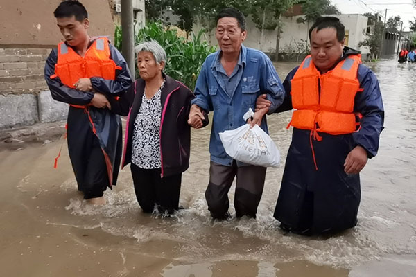 新鄉(xiāng)長(zhǎng)城支援救災(zāi)工作